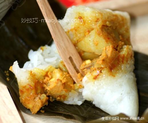 椰香咖喱鸡肉粽 