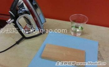 木制家具上的碰撞凹痕巧修复 