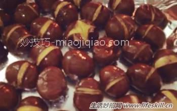 绵软香甜的糖烤板栗自己做