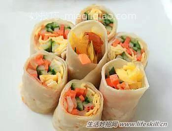 自己在家DIY营养小卷饼