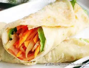 自己在家DIY营养小卷饼