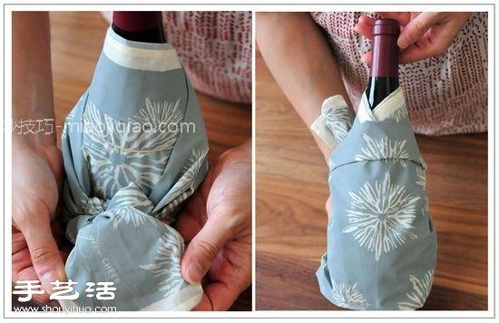 红酒的日式包法图解