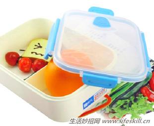 塑料饭盒异味巧去除 