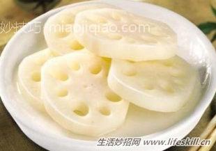 可使莲藕不变黑的五个好方法 