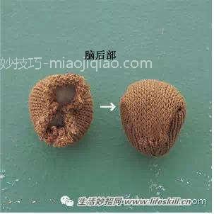 巧用旧手套制作花栗鼠