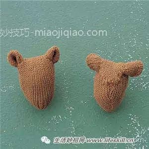 巧用旧手套制作花栗鼠