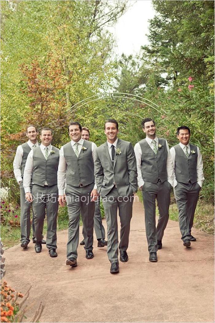 最新婚礼伴郎着装图片 让你帅翻整个婚礼现场