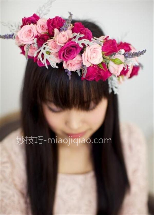 森系新娘花环自制教程 化身夏日魅力女神
