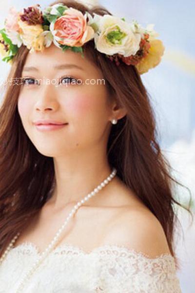 最流行的新娘发型 九款造型图让你美到极致