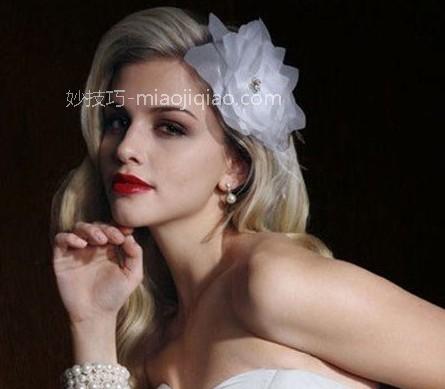 2014唯美新娘时尚发型图片 做一位欧美风最美新娘