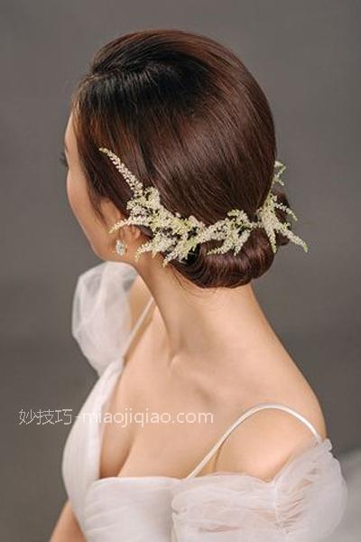 森系唯美新娘造型图片 婚礼也要生机勃勃