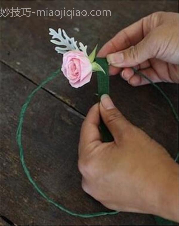 森系新娘花环自制教程 化身夏日魅力女神