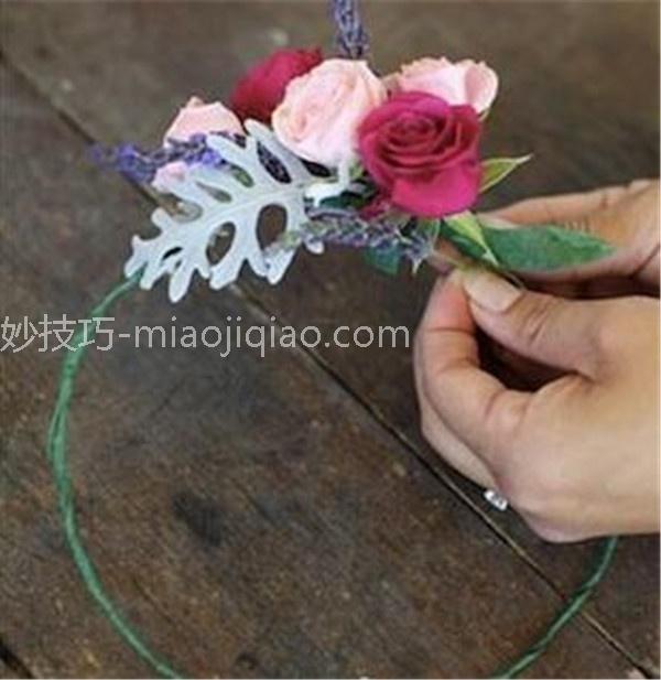 森系新娘花环自制教程 化身夏日魅力女神
