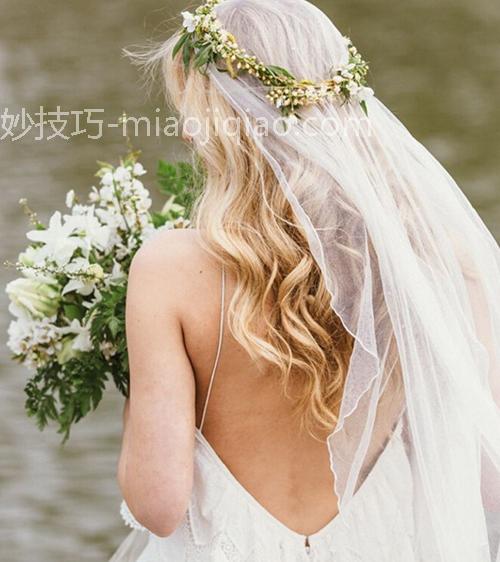 新娘戴头纱发型 7款造型盘点