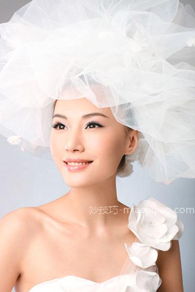 创意新娘发型图片 清新别致不落俗套