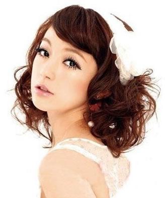 超短发新娘造型图片 打造最美短发新娘